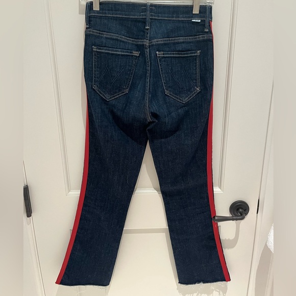 Mother Insider Crop Step Fray speed racer jeans 25 - Picture 12 of 14